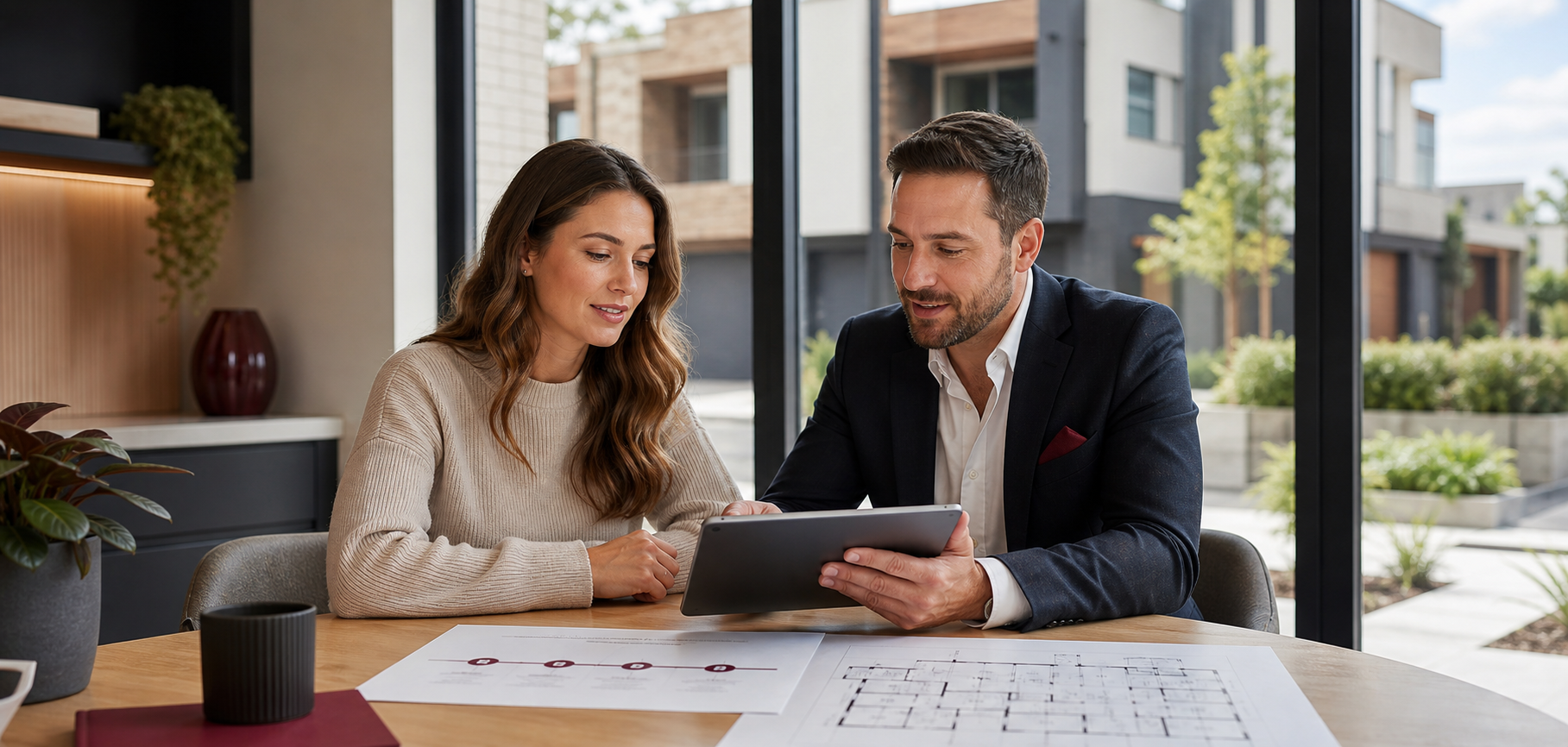 A borrower reviewing a private-loan structure with an adviser